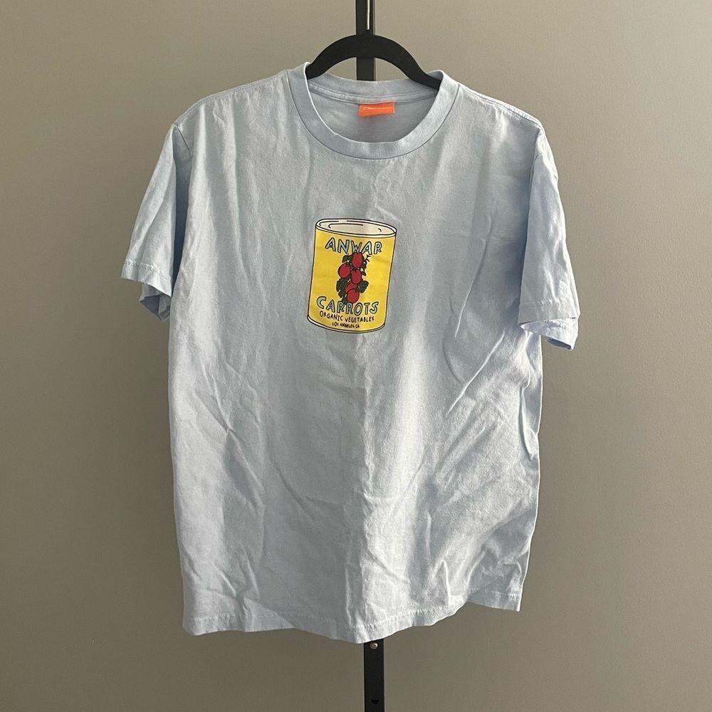 Carrots By Anwar Carrots  Canned T-Shirt - Blue Size Medium